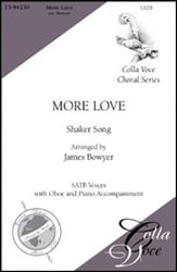 More Love SATB choral sheet music cover